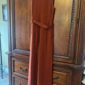 Elegant Rust Jumpsuit